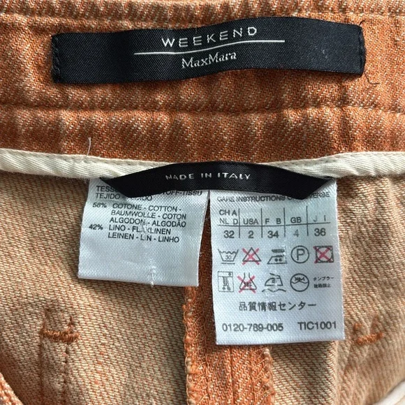 MaxMara Rust Jeans - Picture 5 of 5